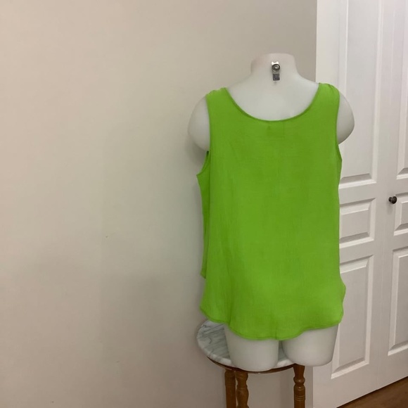 Lime cotton top MEDIUM made in Mexico - Picture 5 of 5